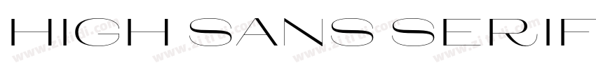 High Sans Serif7 Reg字体转换 High Sans Serif7 Reg字体转换